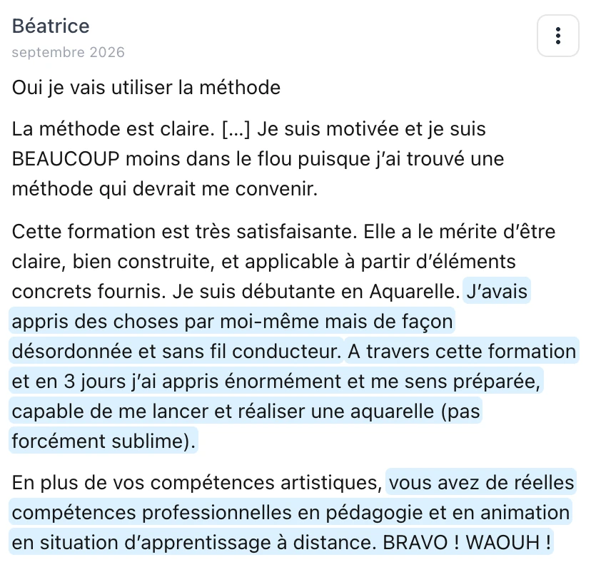 Témoignage de Béatrice