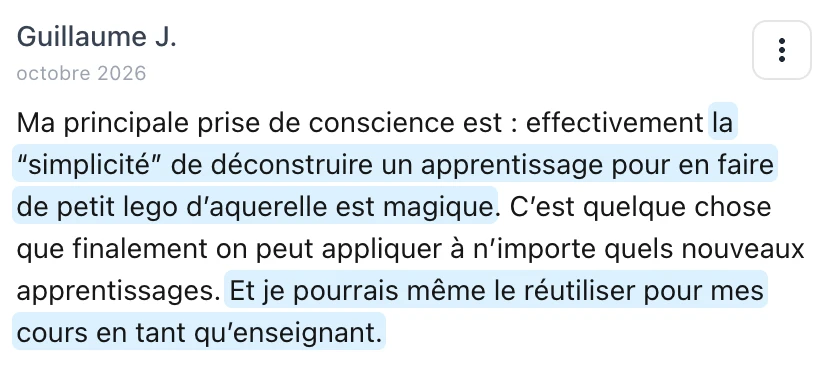 Témoignage de Guillaume