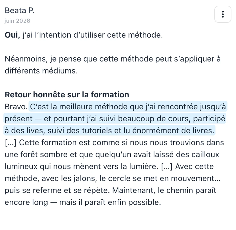 Témoignage de Beata