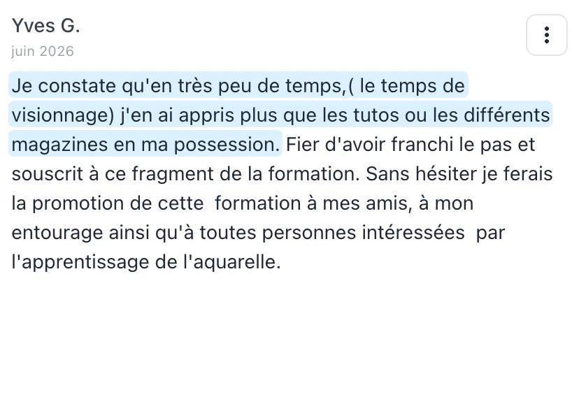 Témoignage de Yves