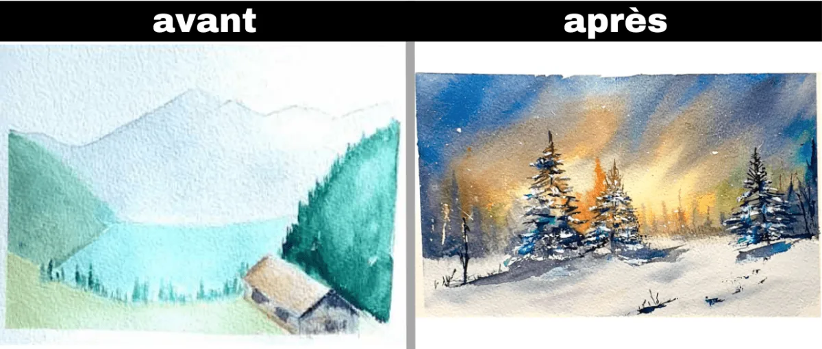 Avant/après Christiane