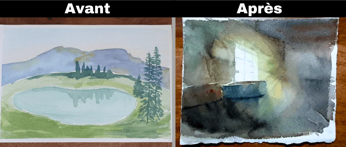 Aquarelle de Sandra