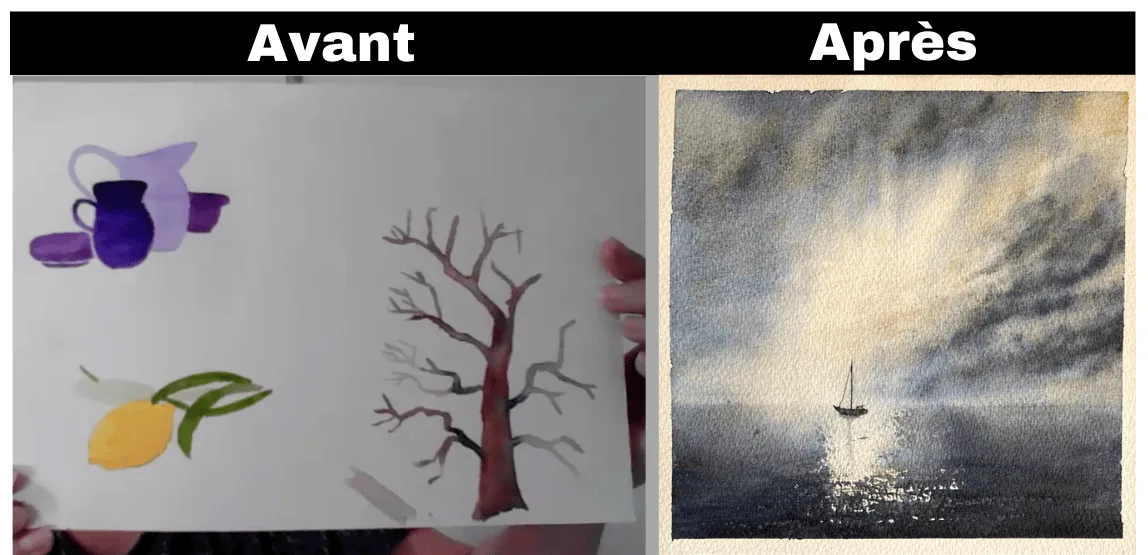 Avant/après Audrey