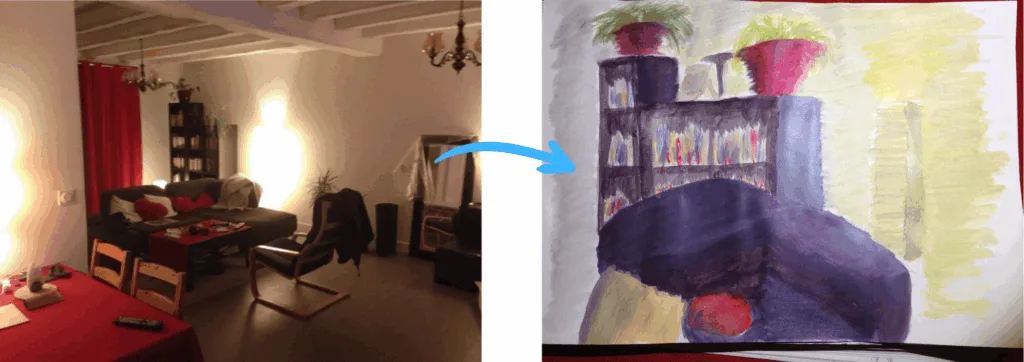 Avant le GPS de l'aquarelle