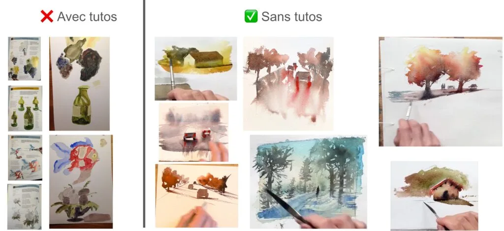 Avec et sans tuto