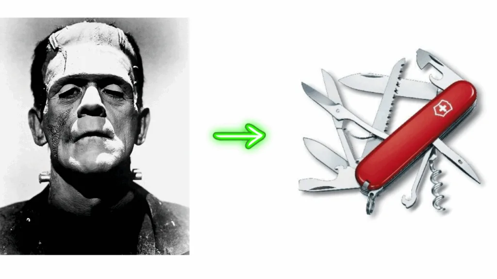 Frankenstein vs Couteau Suisse